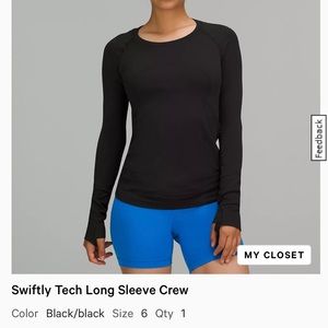 Swiftly tech long sleeve